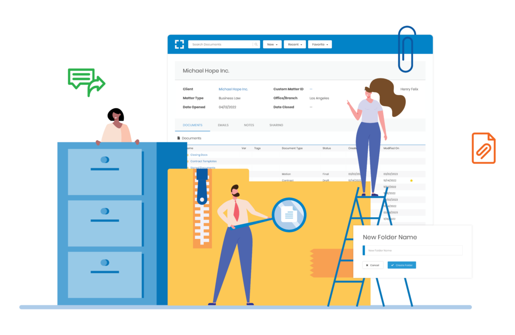 Document Management Features | LexWorkplace Benefits For Law Firms