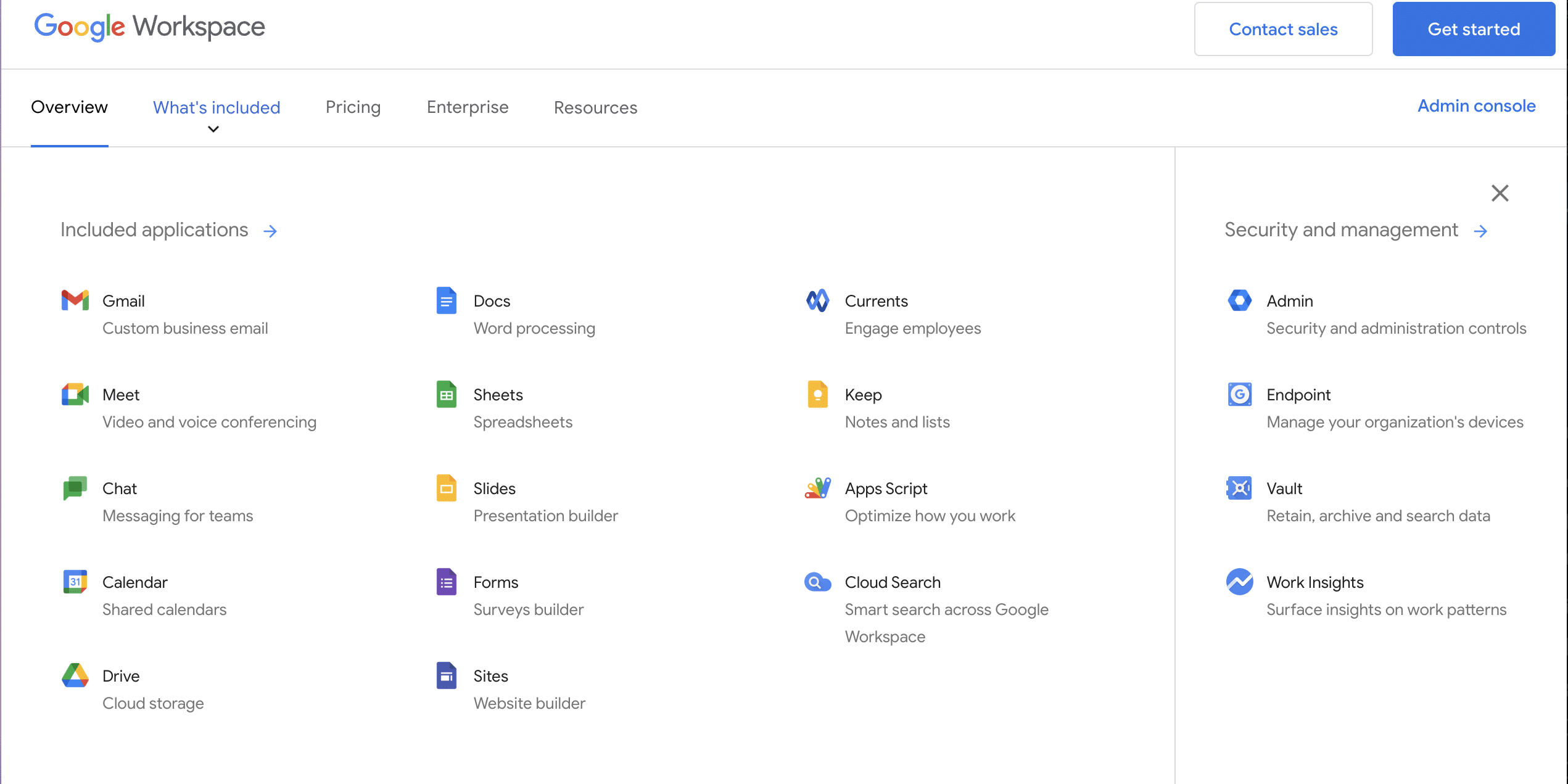 Google Workspace Screenshot