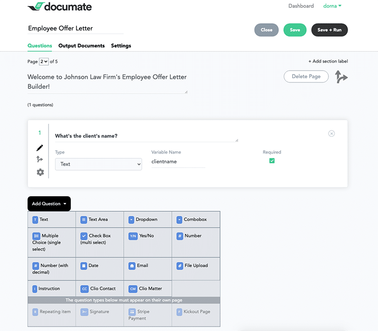 Documate-Document-Automation-Screenshot Documate Document Automation Screenshot