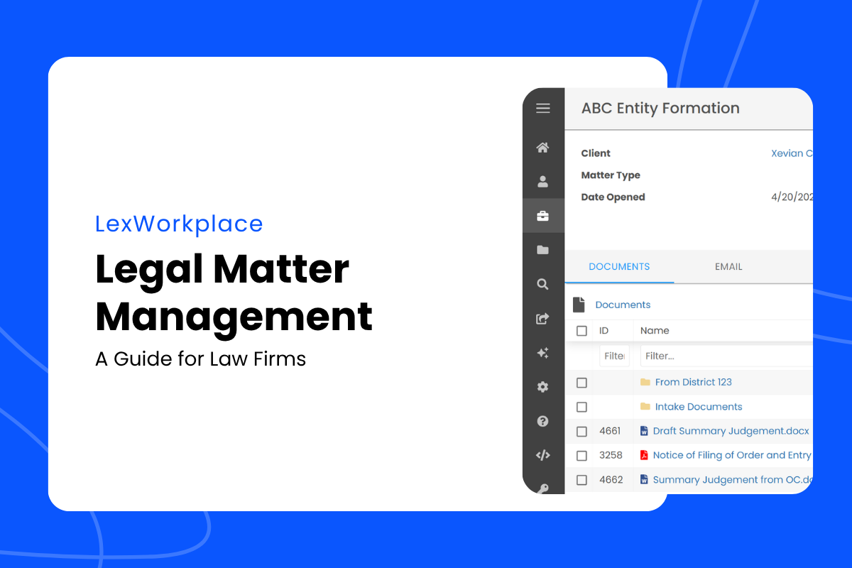 Legal Matter Management - featured image