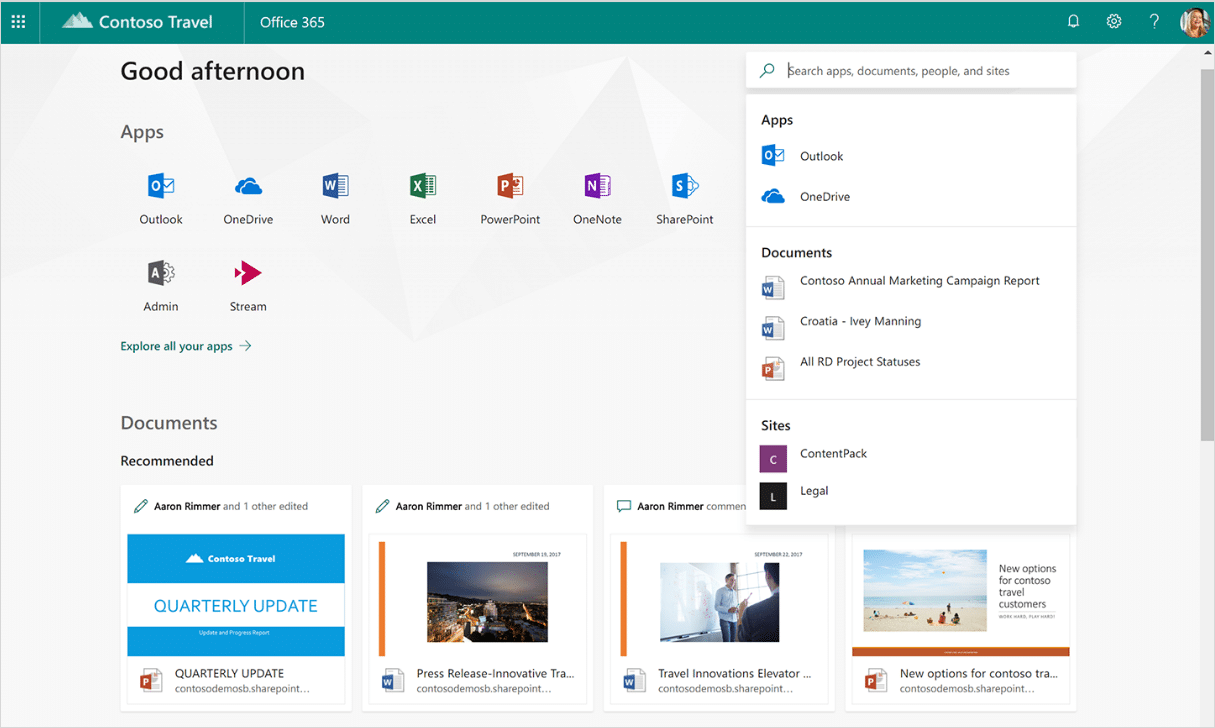 Office-365-Screenshot Office 365 Screenshot