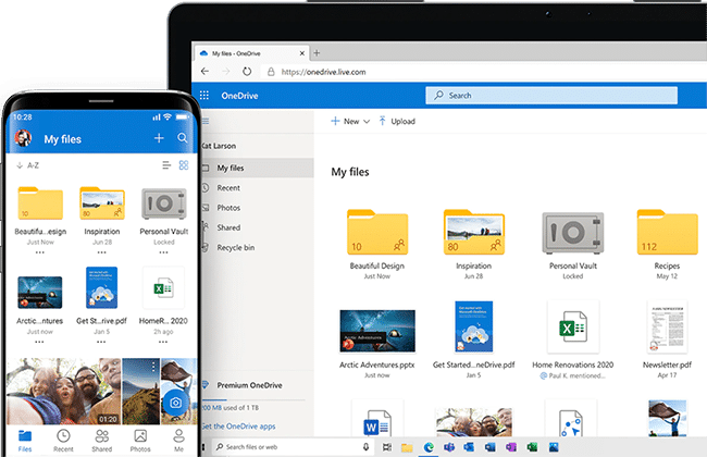 OneDrive-Cloud-Storage-Screenshot OneDrive Cloud Storage Screenshot