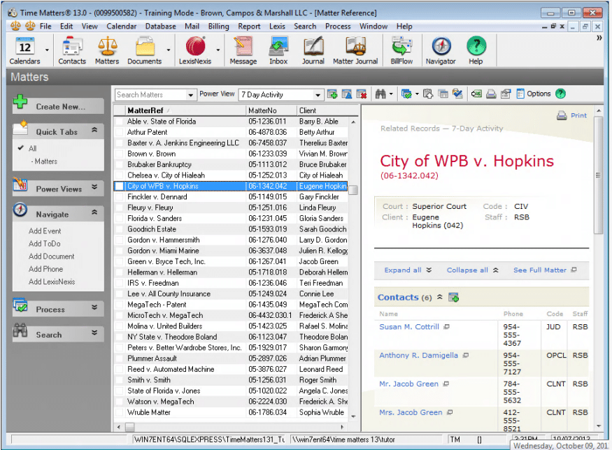 Time-Matters-LPM-Screenshot Time Matters LPM Screenshot