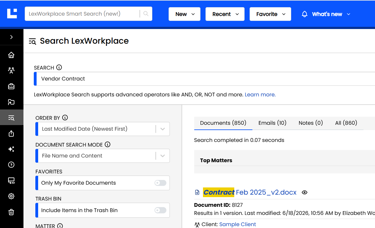 LexWorkplace OCR Screenshot LexWorkplace OCR Screenshot