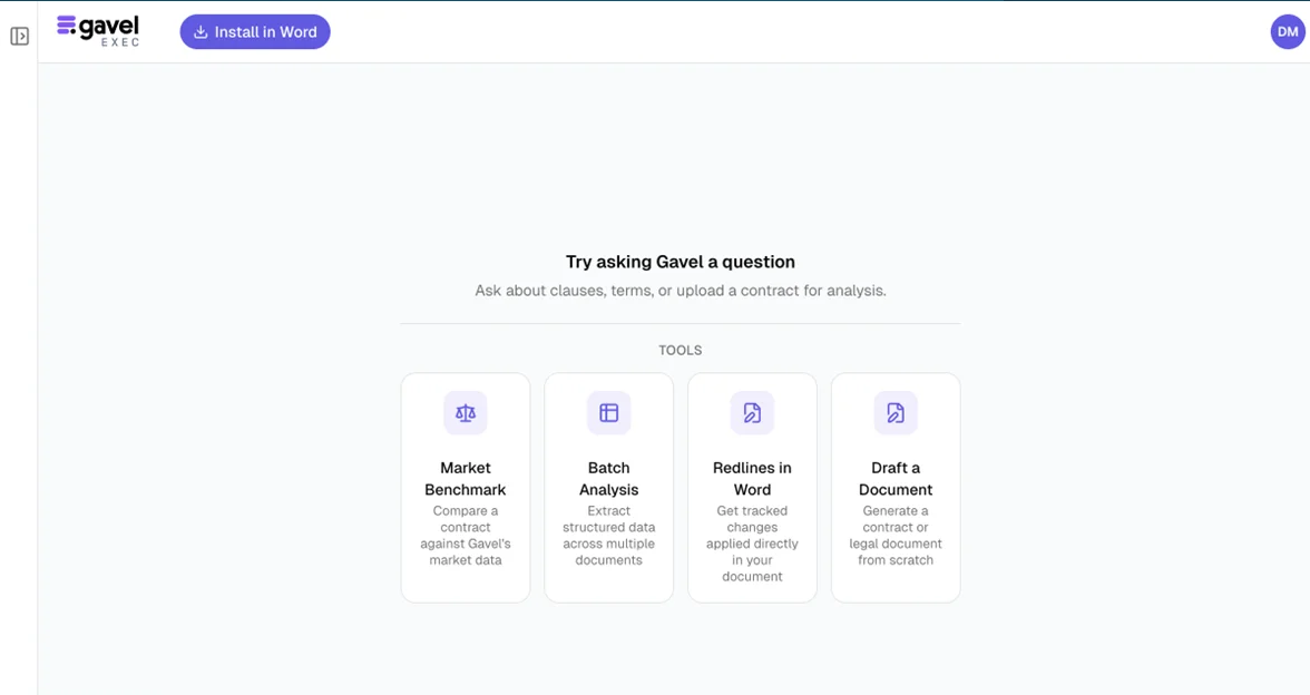 gavel exec ai screenshot gavel exec ai screenshot